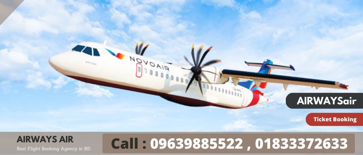 Novoair Dhaka Office | Call: 01833372633 For Quick Novoair Ticket Booking