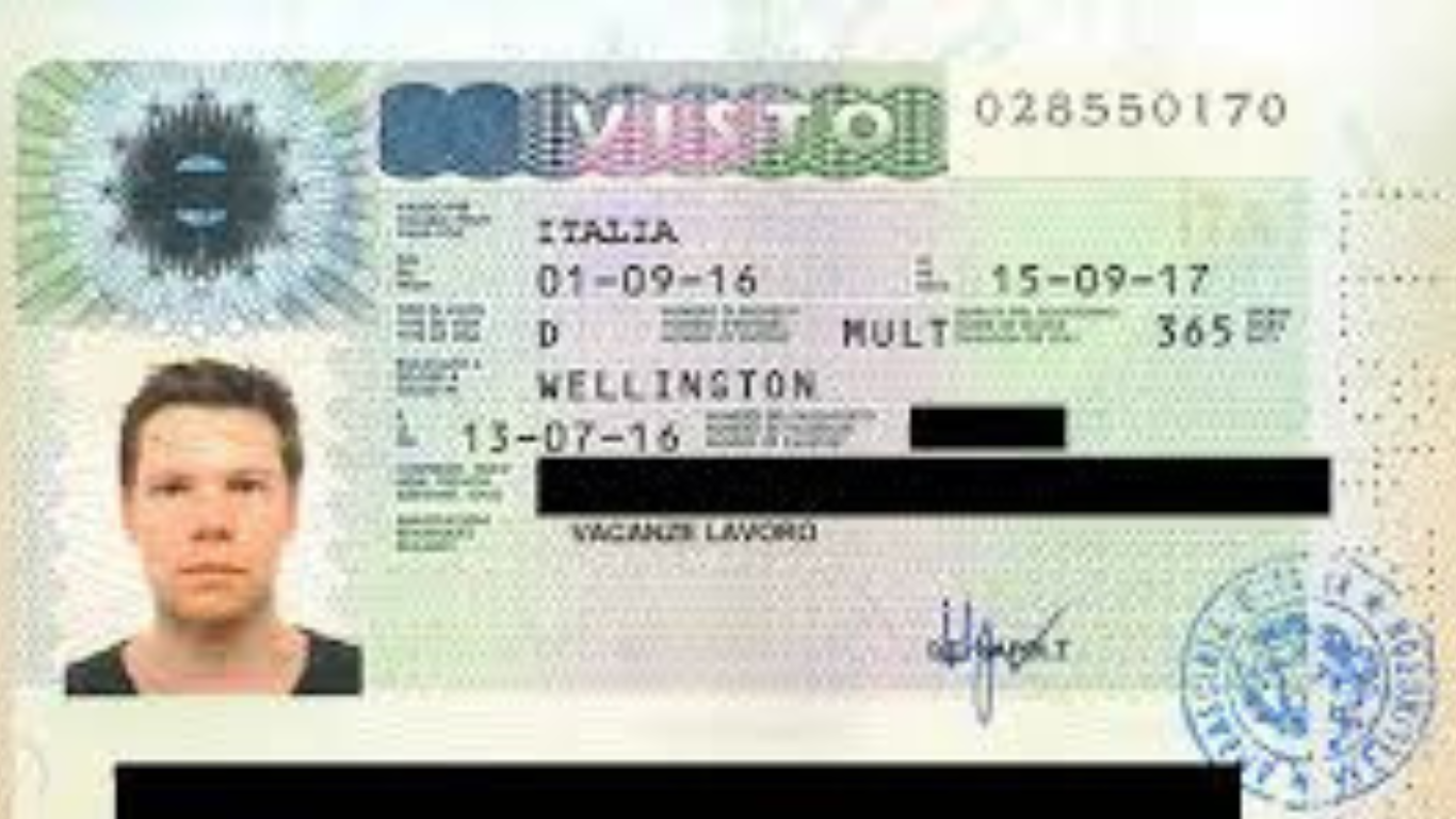 italy travel document visa